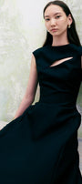 Hollyhock A-line Cut-Out Crepe Midi Dress - MEAN BLVD