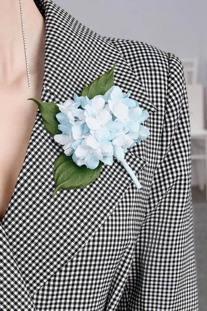 Hydrangeas Floral Brooch - MEAN BLVD