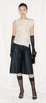 Imani Straight Asymmetric Organza Top - MEAN BLVD