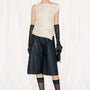 Imani Straight Wide Leg Leather Knee-length Culottes - MEAN BLVD