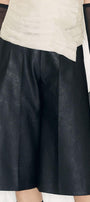 Imani Straight Wide Leg Leather Knee-length Culottes - MEAN BLVD