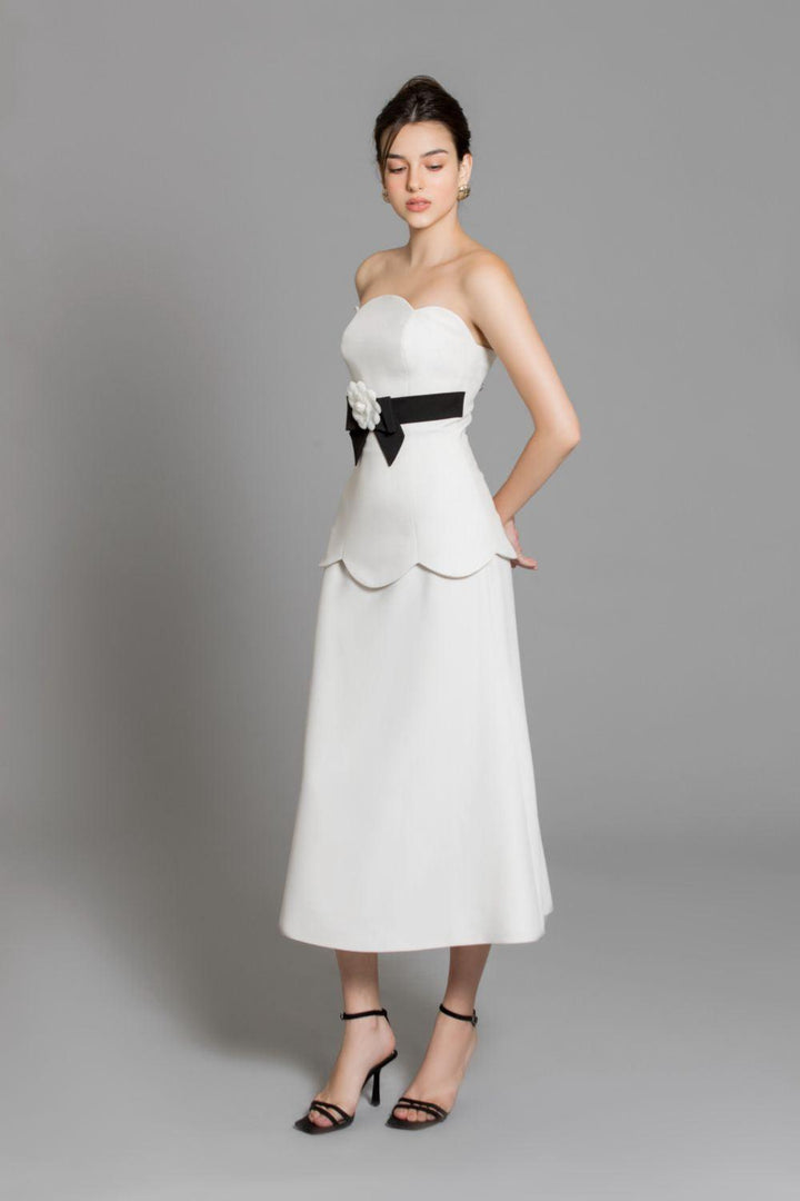 Inaya A-line Basic Wool Midi Skirt - MEAN BLVD