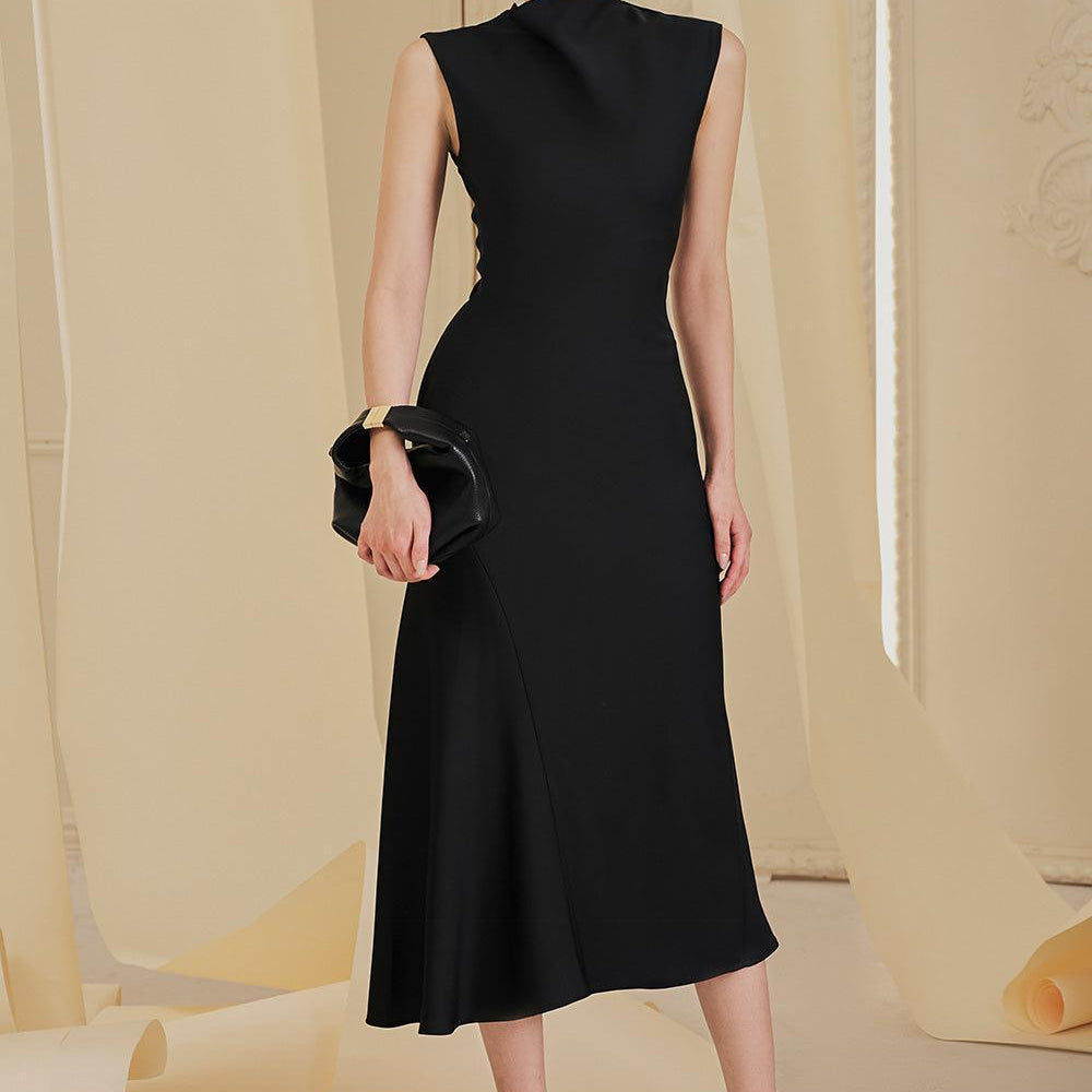 Inez A-line Sleeveless Viscose Midi Dress - MEAN BLVD