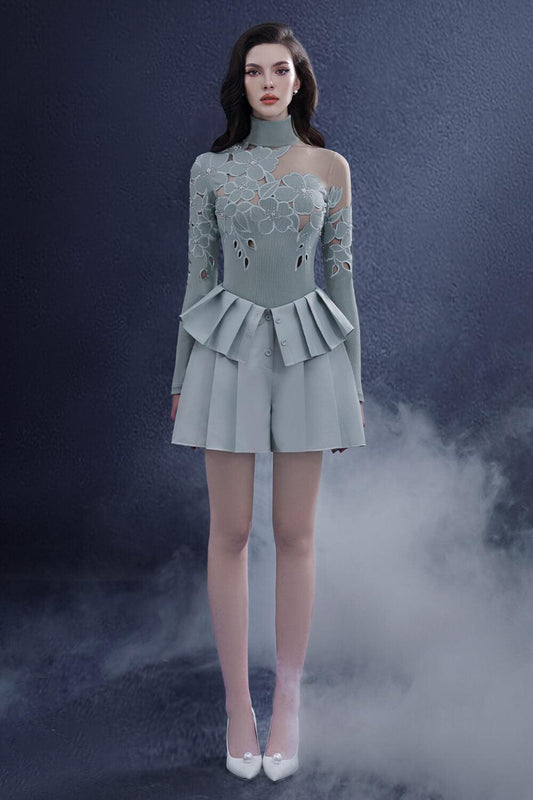 Intrigue Bodycon Long Sleeved Wool Top - MEAN BLVD