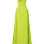Intrigue Sheath One Shoulder Silk Floor Length Dress - MEAN BLVD