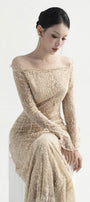 Irene Off-Shoulder Maxi Dress - MEAN BLVD