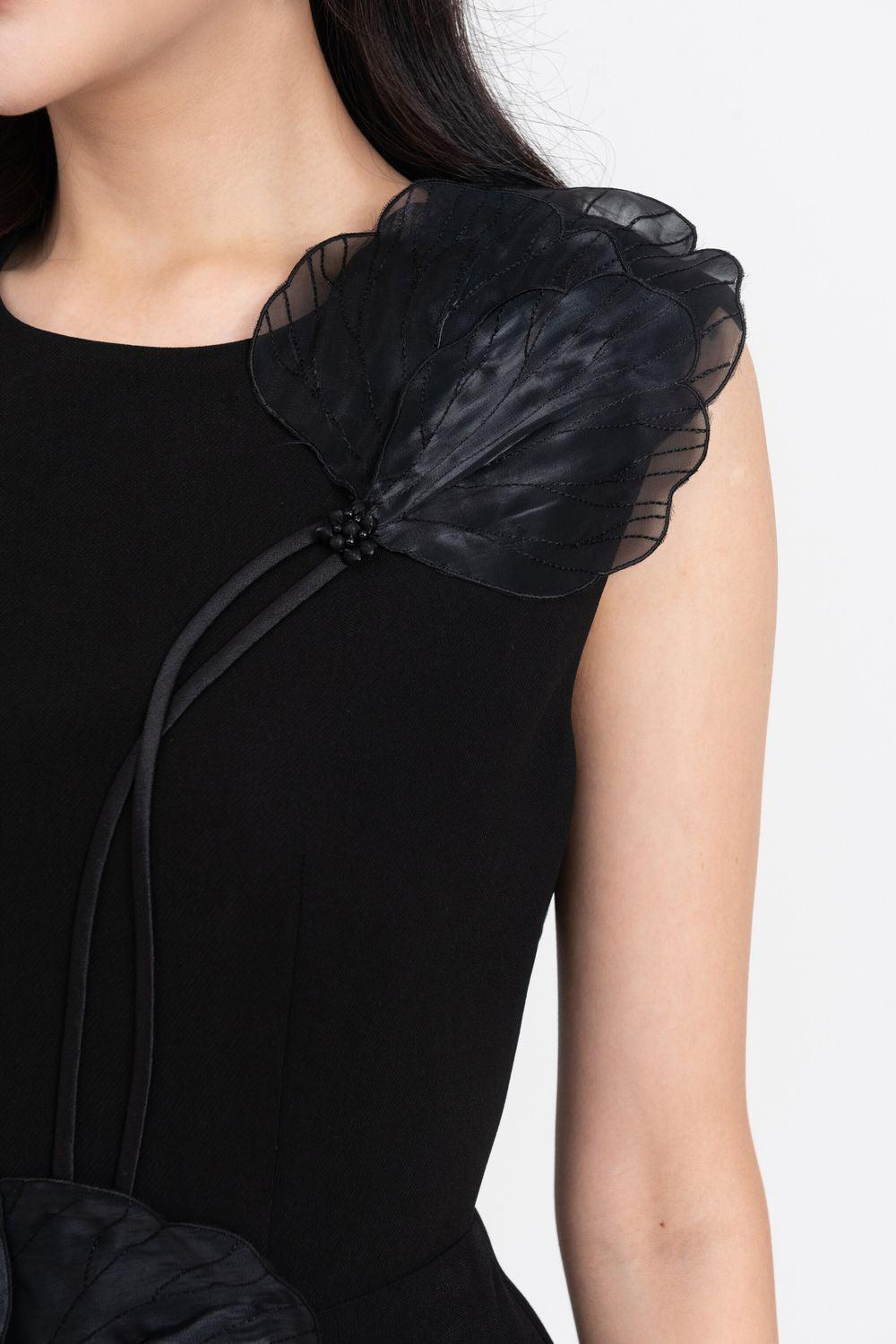 Iris Sheath Sleeveless Polycotton Midi Dress - MEAN BLVD