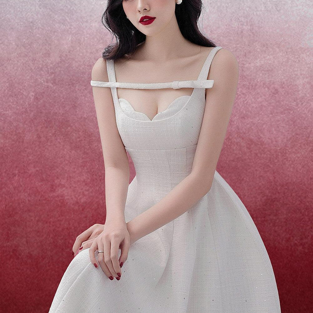 Isabel Fit and Flare Sleeveless Tweed Midi Dress - MEAN BLVD