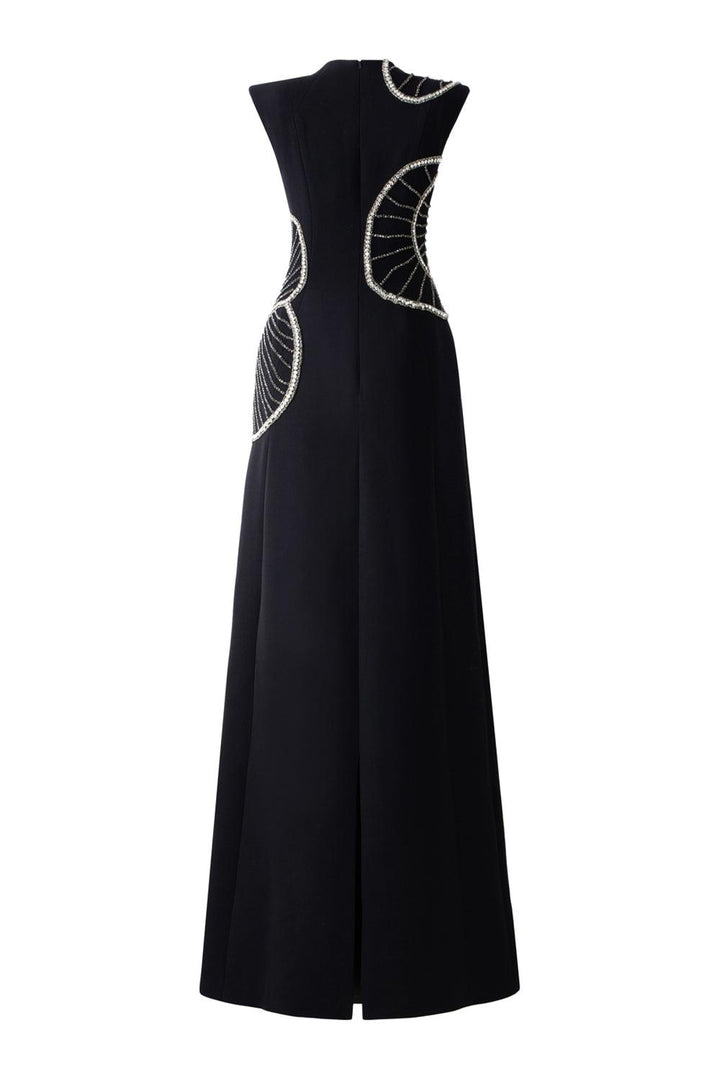 Itinerant A-line Sleeveless Velvet Floor Length Dress - MEAN BLVD