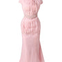 Jabari Trumpet High Neck Organza Midi Dress - MEAN BLVD