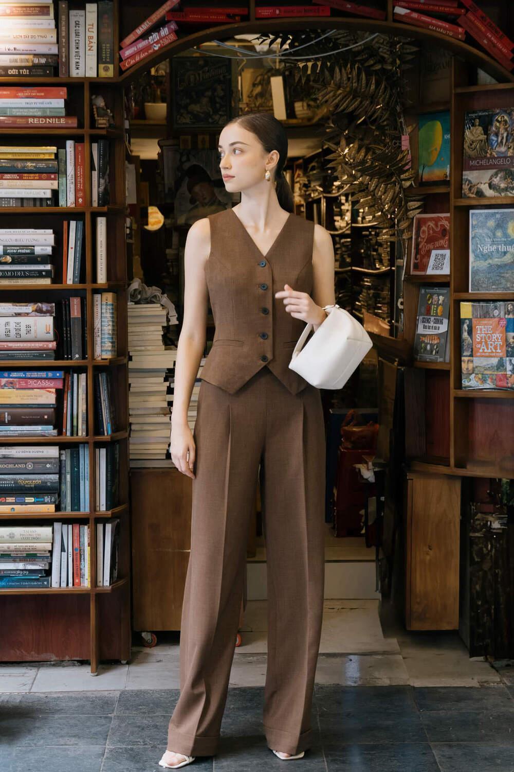 Jacqueline Straight Wide Leg Wool Floor Length Pants - MEAN BLVD