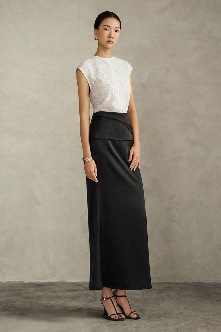 Jade Trumpet High Waist Silk Ankle Length Skirt - MEAN BLVD