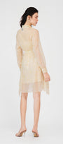 Jaliyah A-line Ruffle Layer Organza Mini Dress - MEAN BLVD