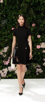 Jane Godet Short Sleeved Wool Cotton Mini Dress - MEAN BLVD