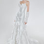 Jari Mine Mermaid Spaghetti Strap Taffeta Floor Length Dress - MEAN BLVD