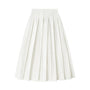 Jasmine Pleated High Waist Poly Wool Midi Skirt - MEAN BLVD