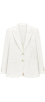 Jasmine Straight Patch Pocket Poly Wool Blazer - MEAN BLVD