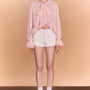 Jayla Straight Front Zipper Crepe Mini Shorts - MEAN BLVD
