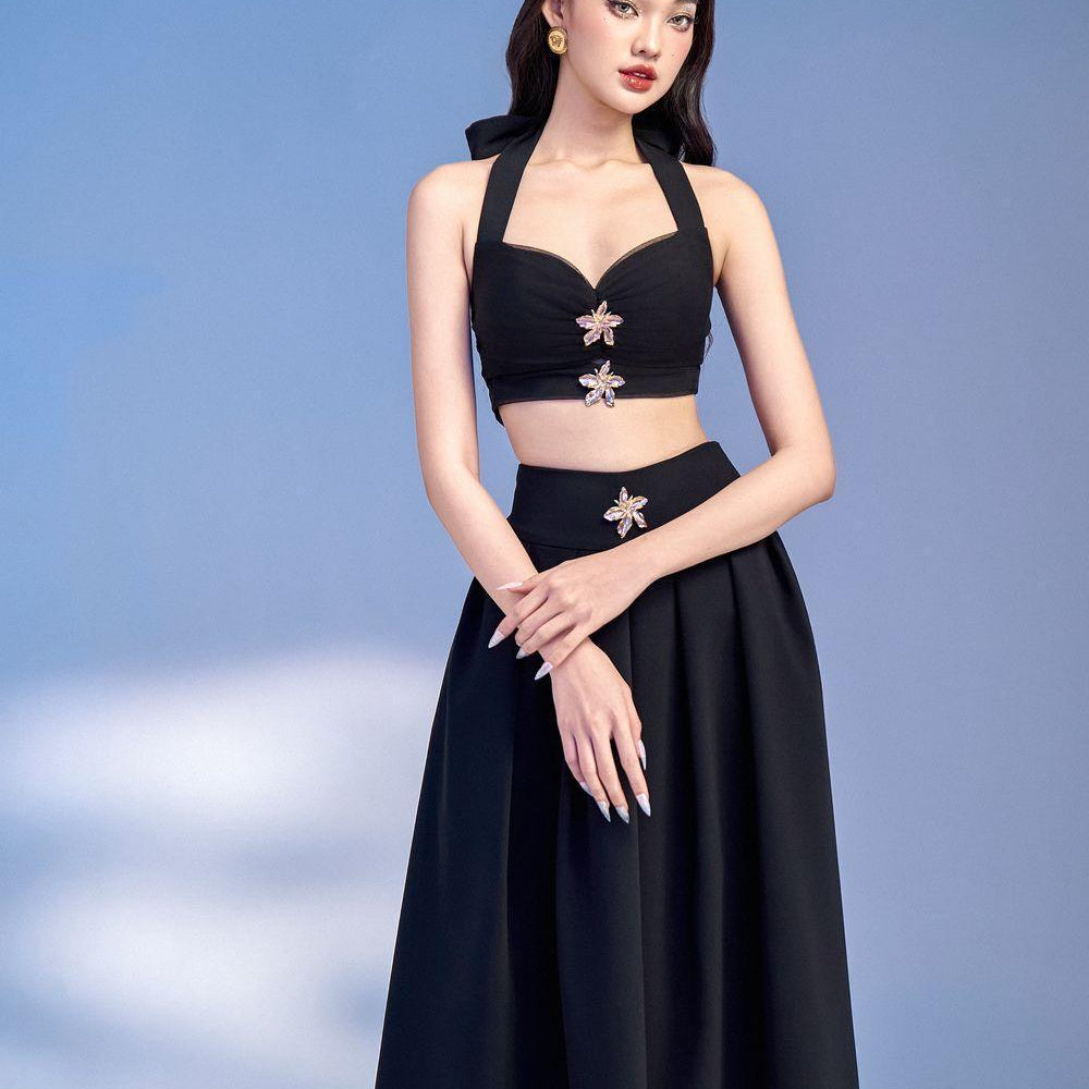 Jennie Halter Pleated Polycotton Midi Set - MEAN BLVD