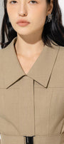 Jihe A-line Patch Pocket Polycotton Top - MEAN BLVD