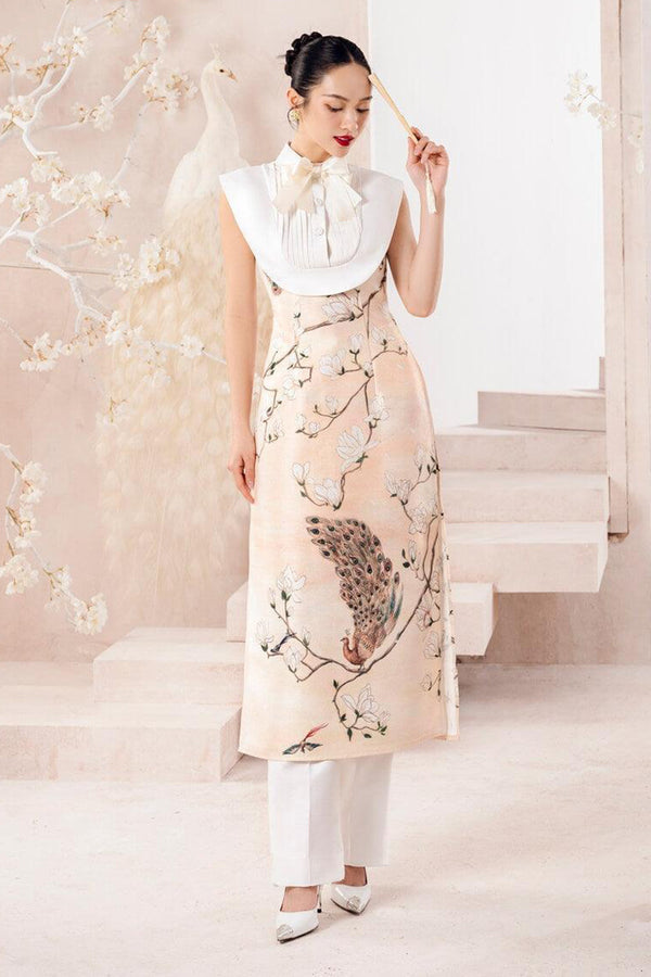 Joey Peacock Ao Dai Set