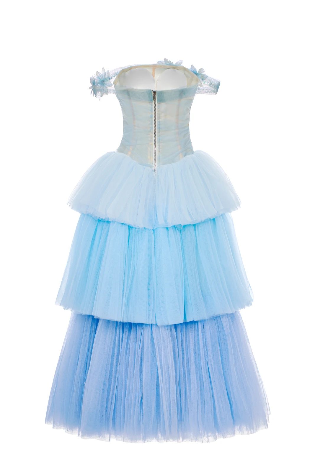 Josephine Tiered Tulle Midi Dress - MEAN BLVD
