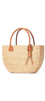 Julia Zipper Water Hyacinth Fiber Bag - MEAN BLVD