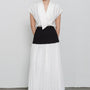 Juliana Drop Waist Pleated Polycotton Ankle Length Skirt - MEAN BLVD