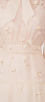 Julie Layered Ribbon Organza Midi Dress - MEAN BLVD