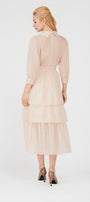 Julie Layered Ribbon Organza Midi Dress - MEAN BLVD