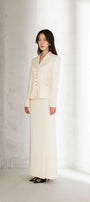 Juliet Structured Notch Lapel Polycotton Blazer - MEAN BLVD