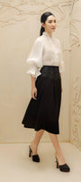 Juliette Straight Poet Sleeved Linen Shirt - MEAN BLVD