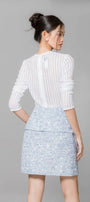 Julissa Bodycon Round Neck Lace Top - MEAN BLVD