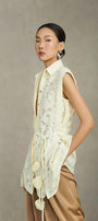 Juvela Straight Collared Neck Lace Shirt - MEAN BLVD