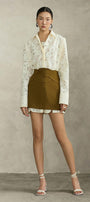 Juvele Straight Collared Neck Lace Shirt - MEAN BLVD