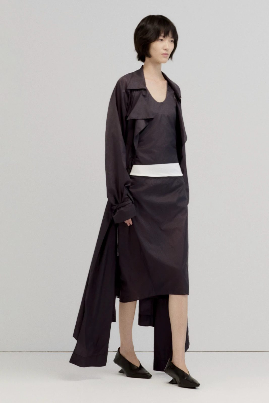Kaie Gathering Trench Coat - MEAN BLVD