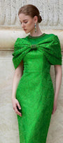 Kaleido Pegged Stone Jacquard Floor Length Dress - MEAN BLVD