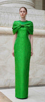 Kaleido Pegged Stone Jacquard Floor Length Dress - MEAN BLVD