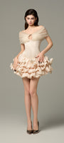 kalisa-Logo Dual Style Silk Mini Dress
