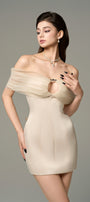 kalisa-Logo Dual Style Silk Mini Dress 4
