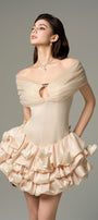 kalisa-Logo Dual Style Silk Mini Dress 7