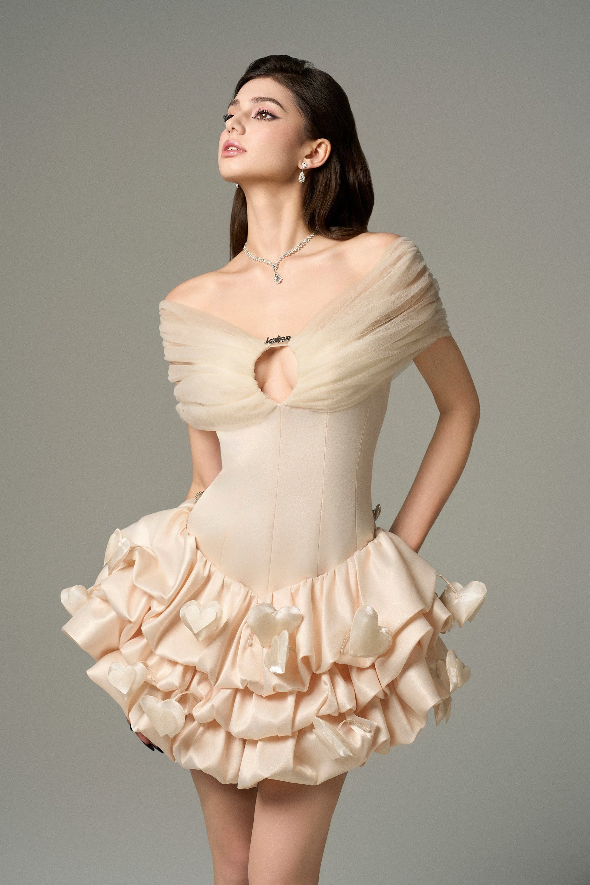 kalisa-Logo Dual Style Silk Mini Dress 7