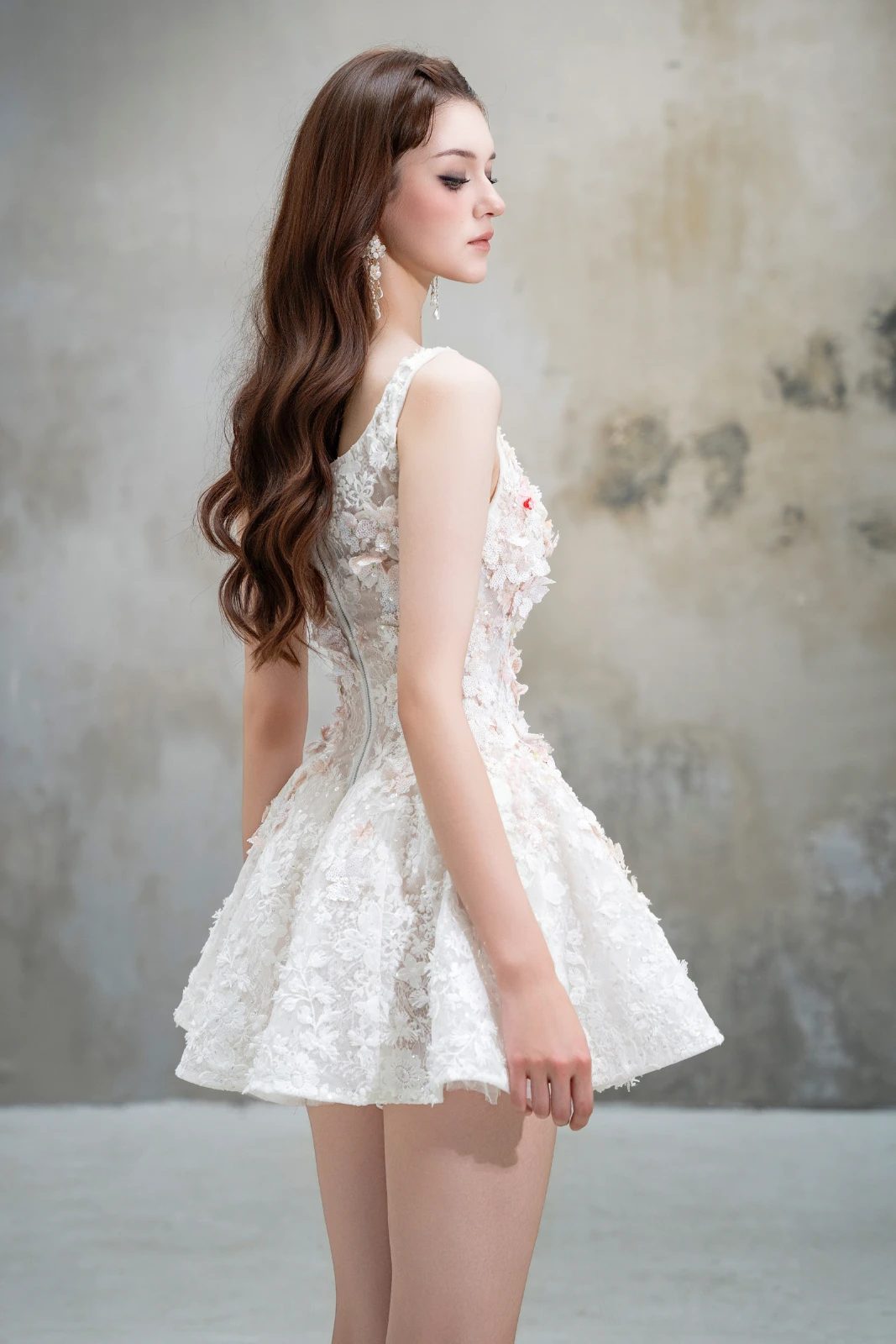 Kana 3D Floral Mini Dress - MEAN BLVD
