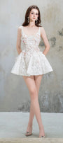 Kana 3D Floral Mini Dress - MEAN BLVD