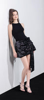 Karen A-line Sleeveless Sequin Mini Dress - MEAN BLVD