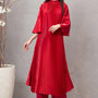 Katelyn Pleated Ao Dai