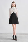 Katherine A-line Bow Tie Chanel Mini Dress - MEAN BLVD