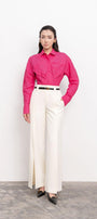 Katherine Hourglass Cuff Sleeved Linen Shirt - MEAN BLVD