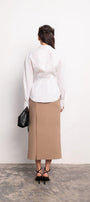 Katherine Hourglass Cuff Sleeved Linen Shirt - MEAN BLVD