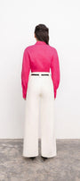 Katherine Hourglass Cuff Sleeved Linen Shirt - MEAN BLVD